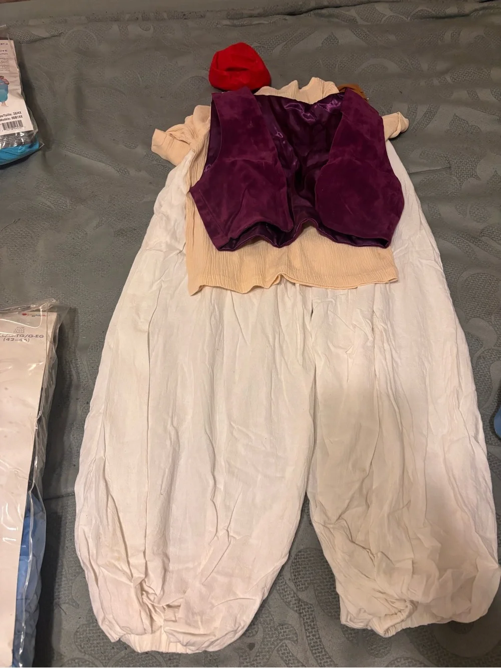 Purple Vest and Cream Harem Pants Aladdin, Disney Kids Costume